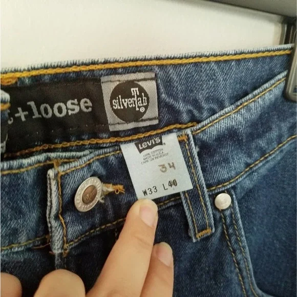 Levi's Vintage Silvertab Straight and Loose Jeans - Picture 6 of 8